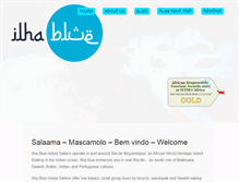 Tablet Screenshot of ilhablue.com